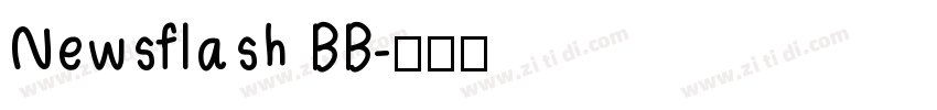 Newsflash BB字体转换